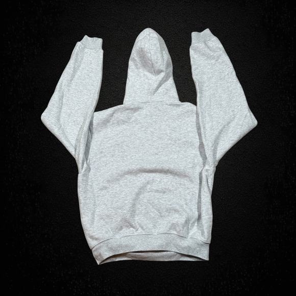 SKIMS Cotton Fleece Classic Pullover Hoodie Light Heather Grey PL-PLO-8365W M - Picture 2 of 3